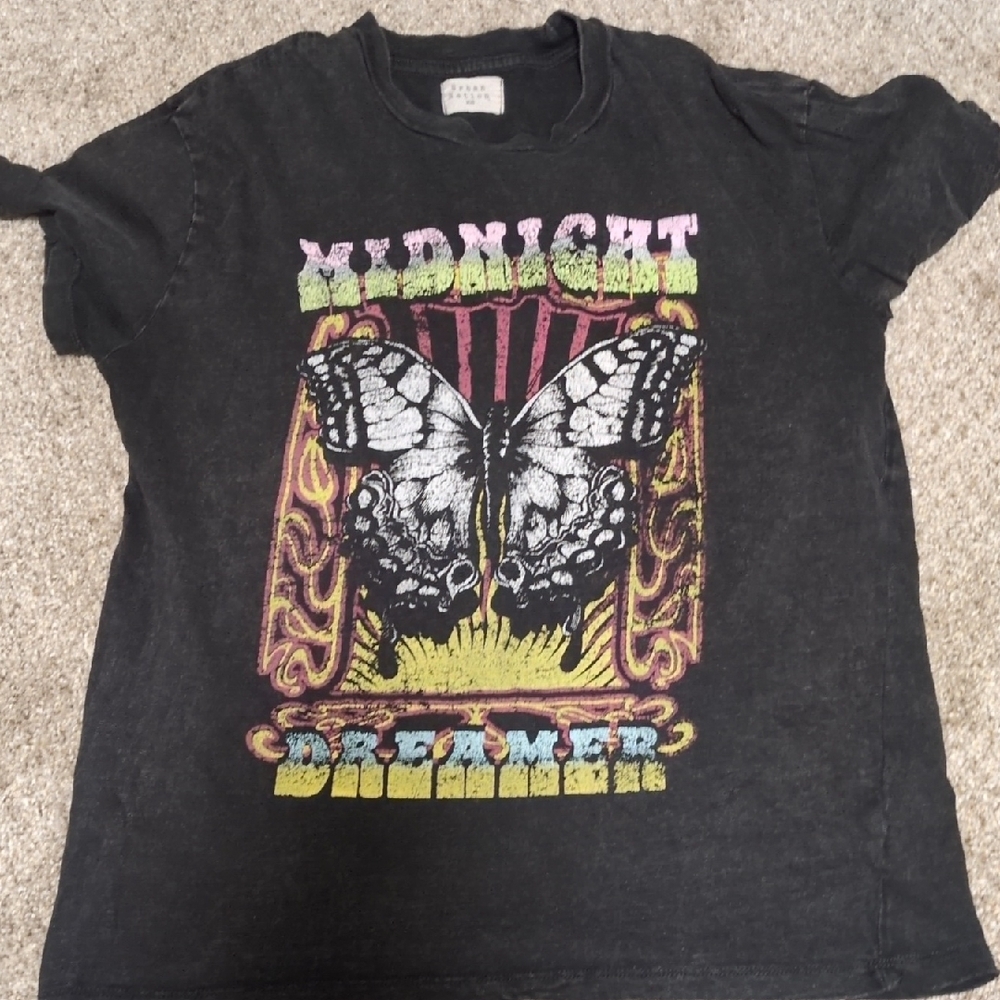 Midnight Dreamer Kids Graphic Tee - Black